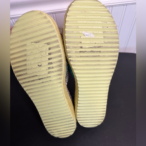 Kate Spade Zia Platform Sandals Size 9 Faux Snakeskin - Picture 5 of 5